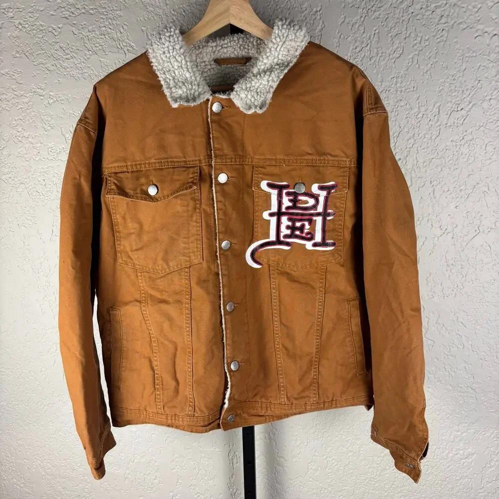 Choppers Ed Hardy Y2K Rule 13 Canvas Sherpa Lined XL Jacket
